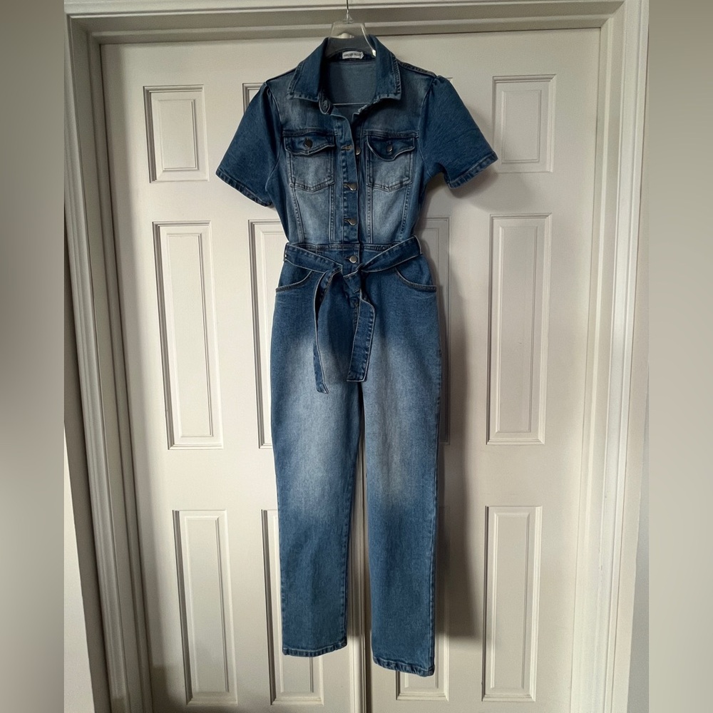 Beautiful Avec Les Files Denim Jumpsuit